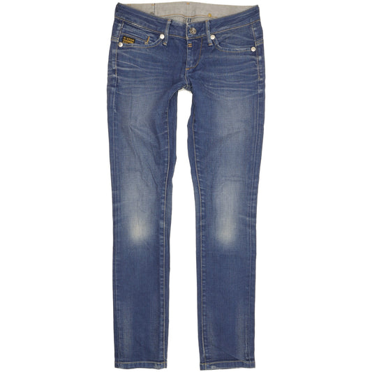 G-Star Midge Women Blue Skinny Slim Stretch Jeans W27 L31