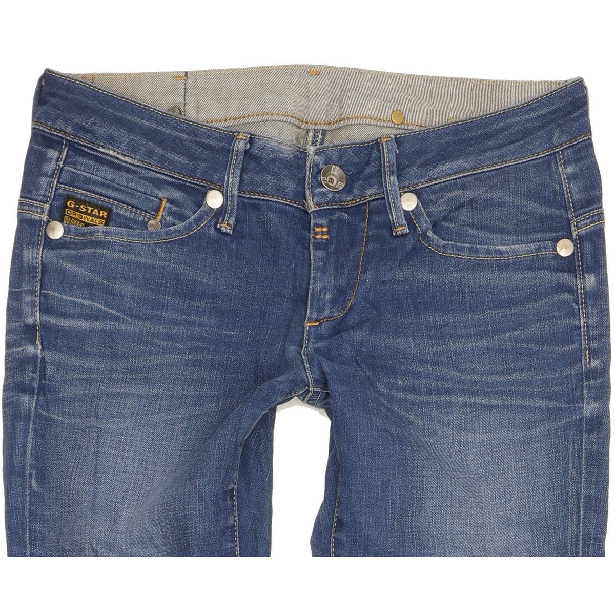 G-Star Midge Women Blue Skinny Slim Stretch Jeans W27 L31