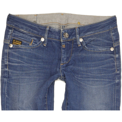 G-Star Midge Women Blue Skinny Slim Stretch Jeans W27 L31