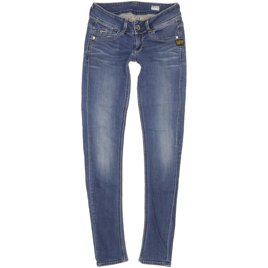G-Star Lynn Women Blue Skinny Slim Stretch Jeans W27 L32