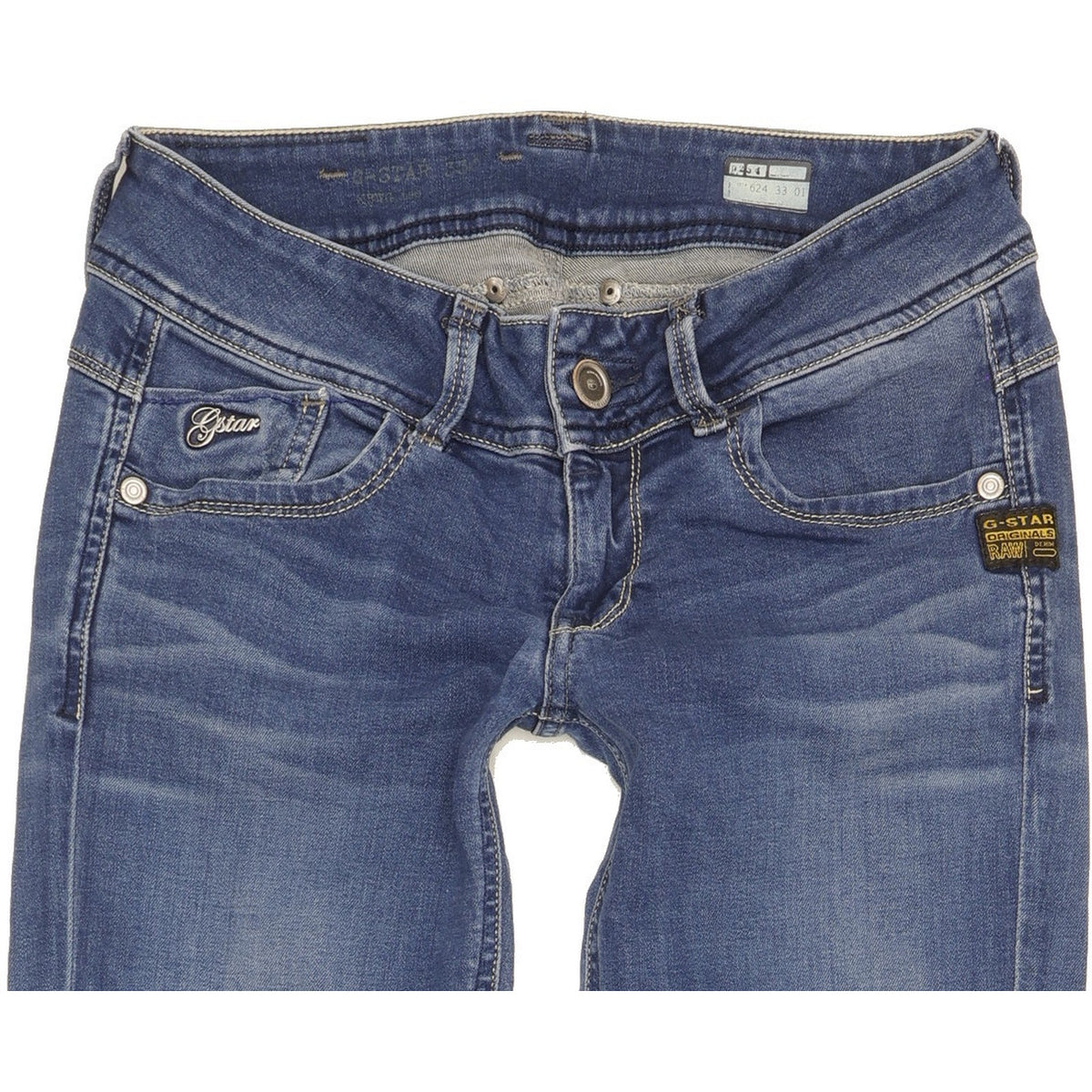 G-Star Lynn Women Blue Skinny Slim Stretch Jeans W27 L32