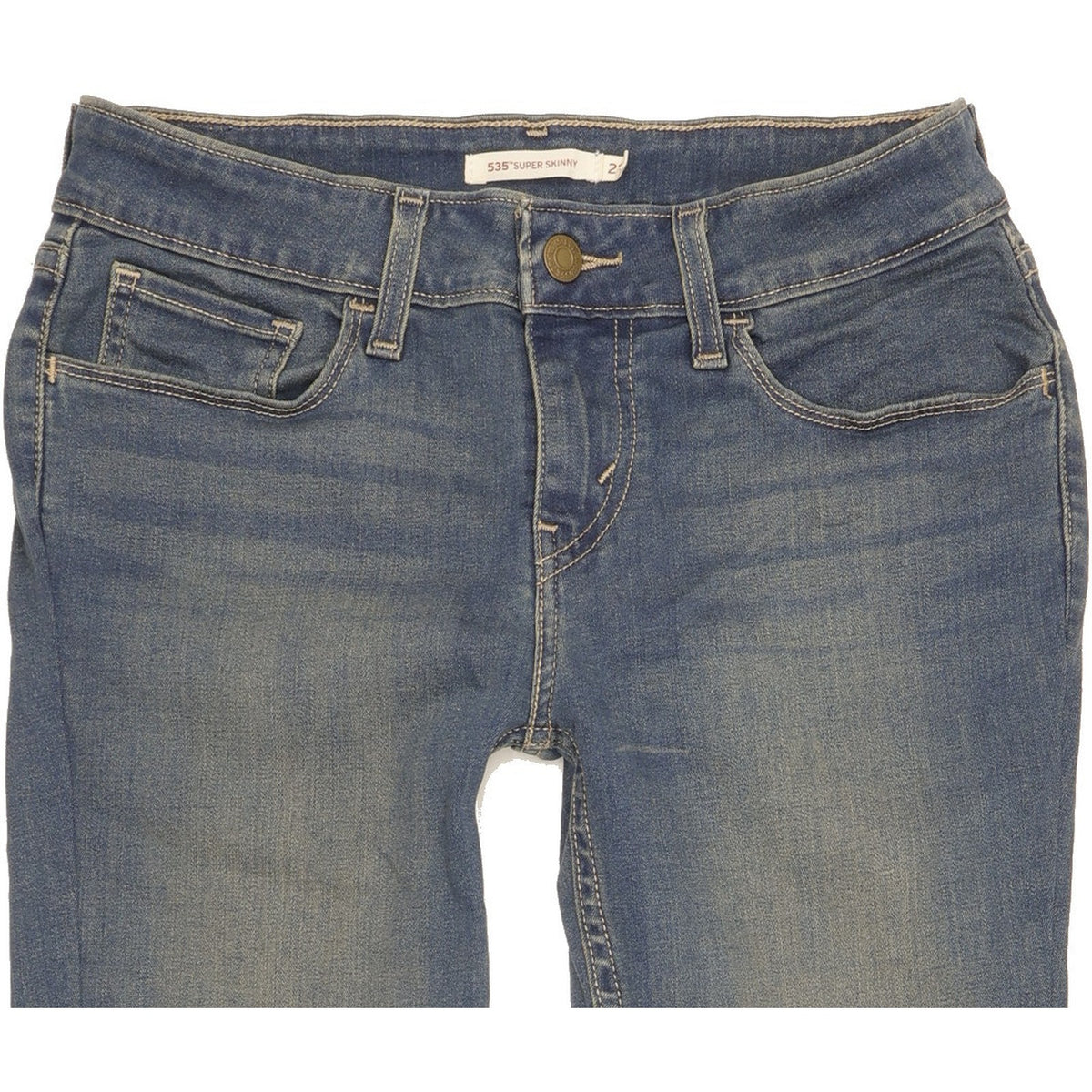 Levi's 535 Women Blue Skinny Slim Stretch Jeans W28 L30