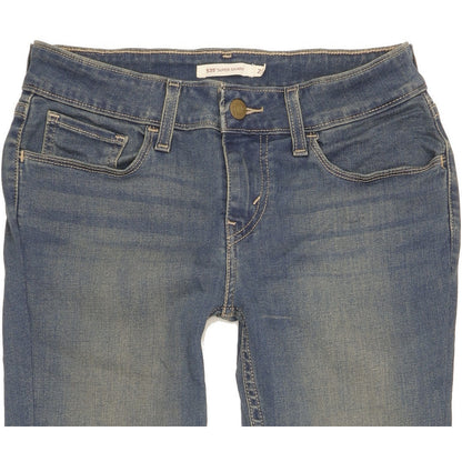 Levi's 535 Women Blue Skinny Slim Stretch Jeans W28 L30