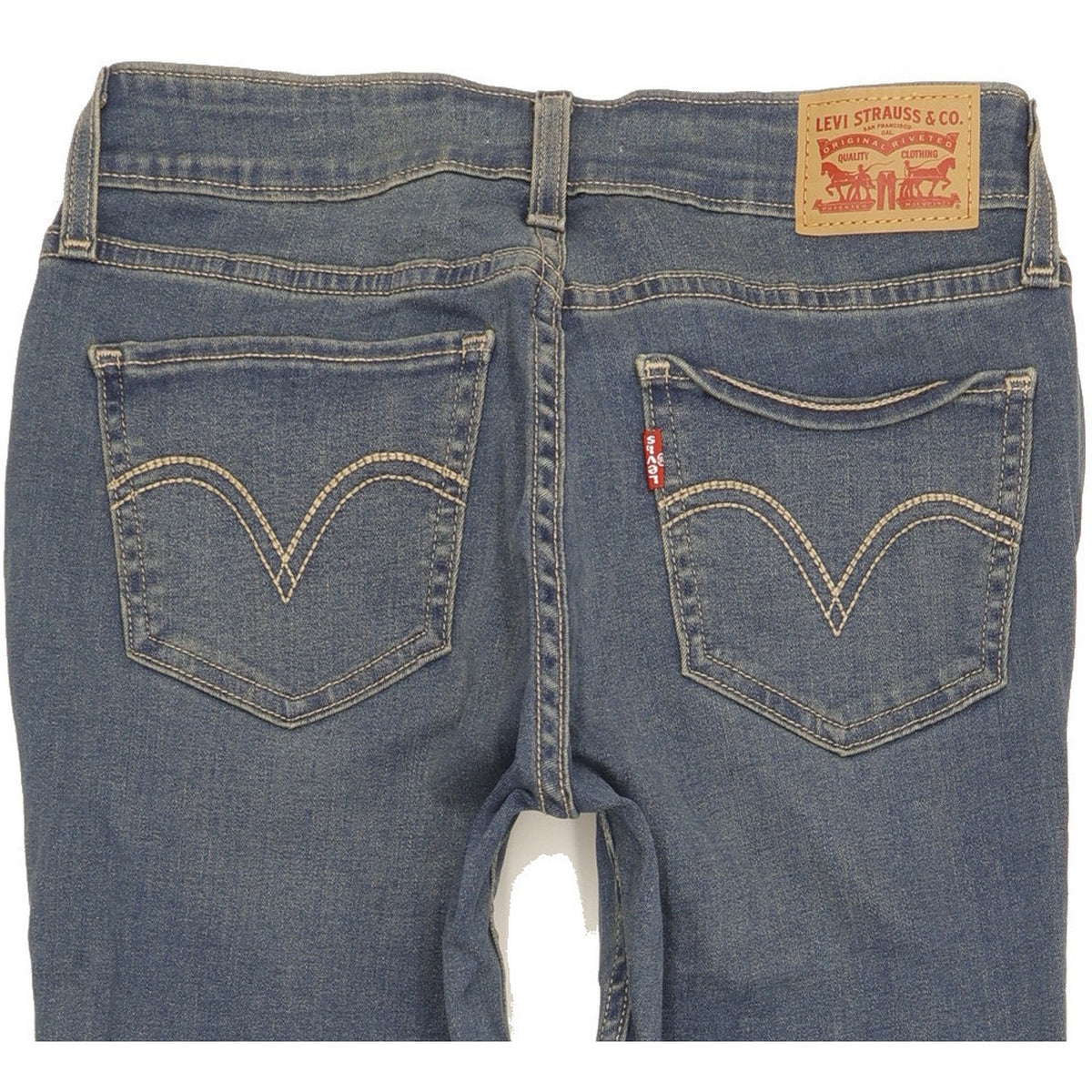 Levi's 535 Women Blue Skinny Slim Stretch Jeans W28 L30