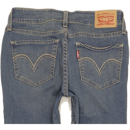 Levi's 535 Women Blue Skinny Slim Stretch Jeans W28 L30