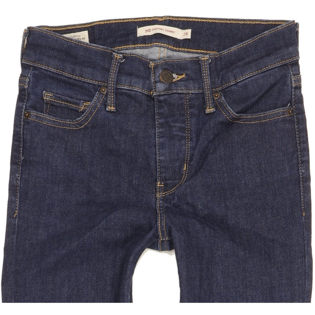 Levi's 310 Shaping Women Blue Skinny Slim Stretch Jeans W26 L31