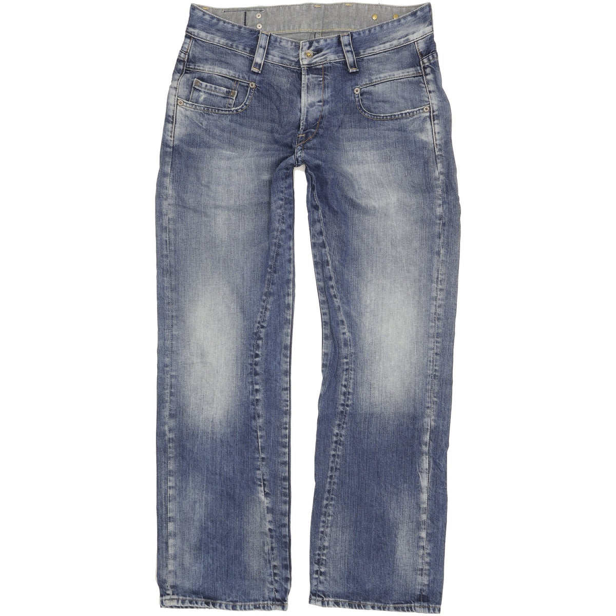 G-Star Men Blue Straight Regular Jeans W34 L33