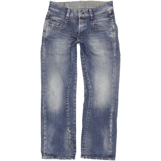 G-Star Men Blue Straight Regular Jeans W34 L33
