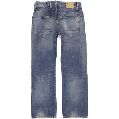 G-Star Men Blue Straight Regular Jeans W34 L33