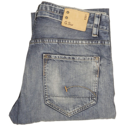 G-Star Men Blue Straight Regular Jeans W34 L33