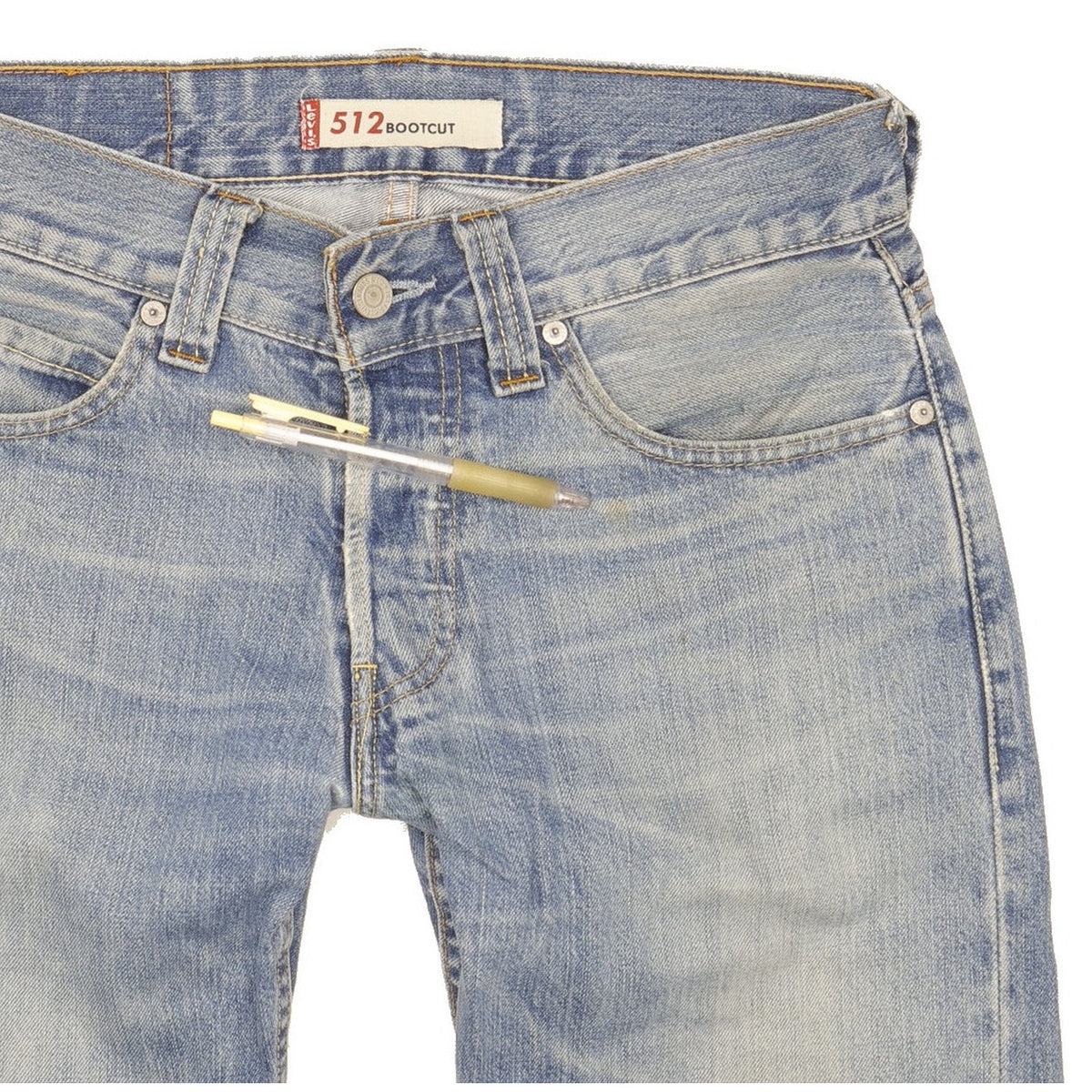 Levi's 512 Men Blue Bootcut Slim Jeans W30 L32