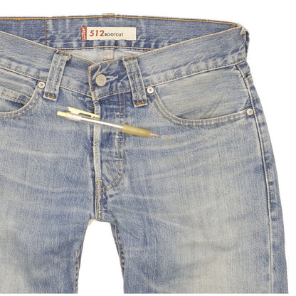 Levi's 512 Men Blue Bootcut Slim Jeans W30 L32