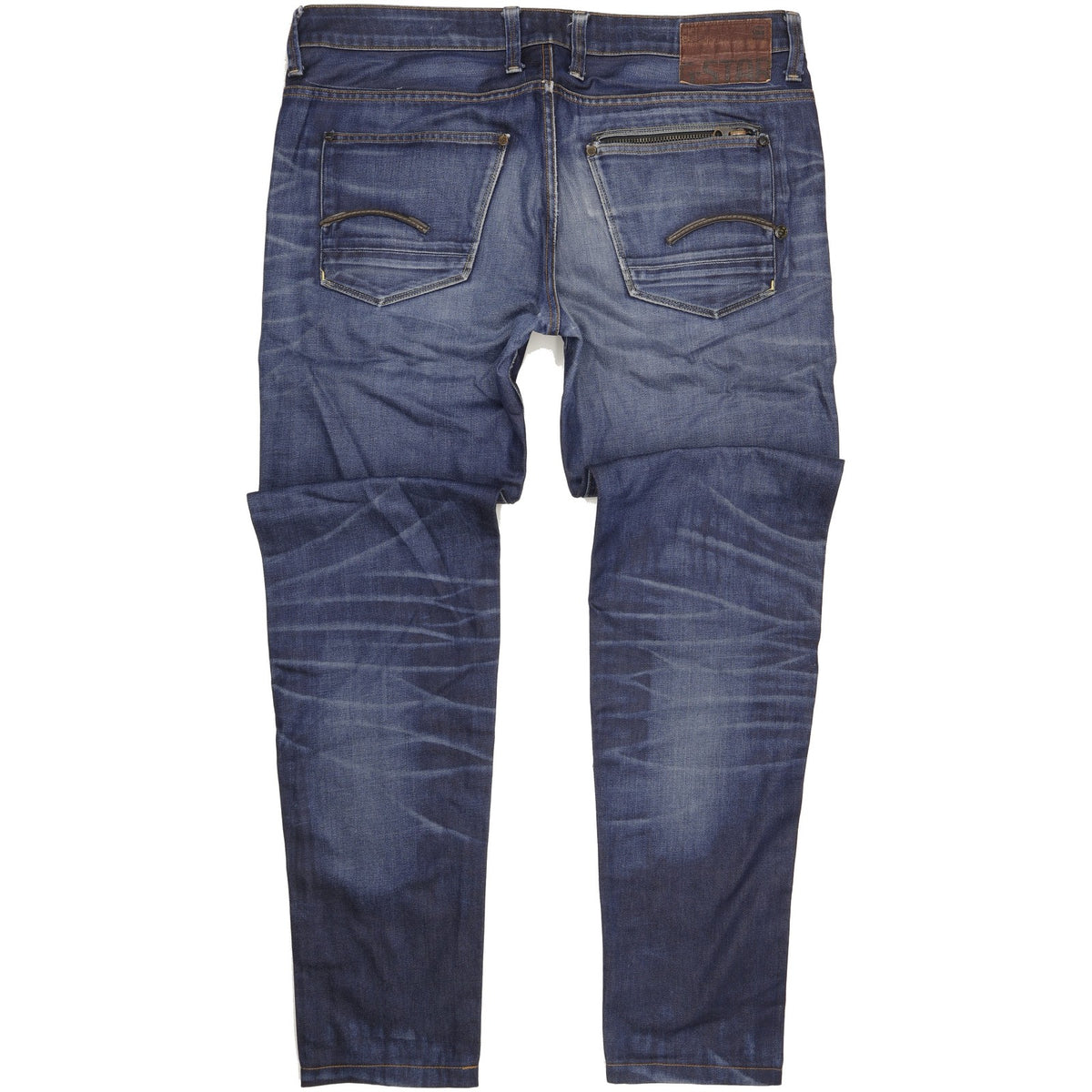 G-Star Attacc Men Blue Straight Regular Jeans W38 L35