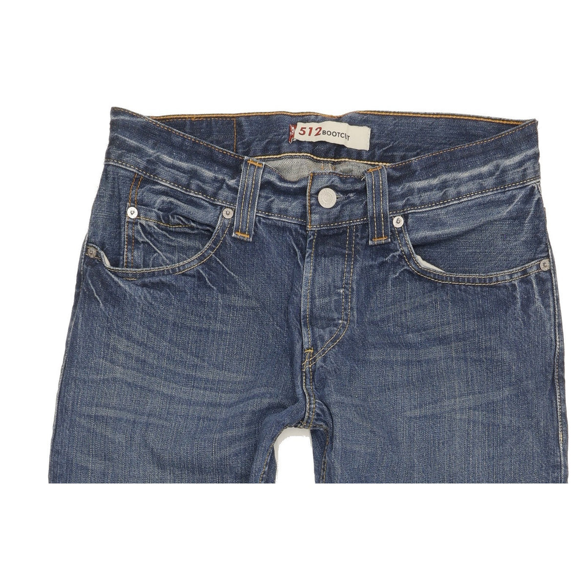 Levi's 512 Men Blue Bootcut Slim Jeans W30 L32