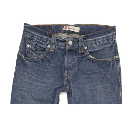 Levi's 512 Men Blue Bootcut Slim Jeans W30 L32