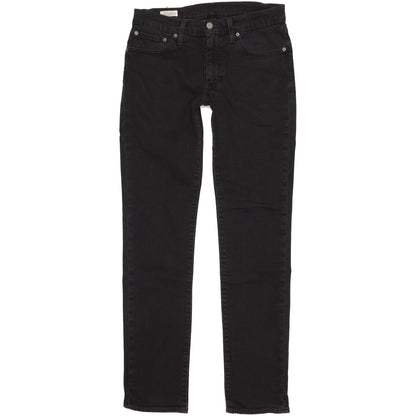 Levi's 511 Men Black Straight Slim Stretch Jeans W32 L34
