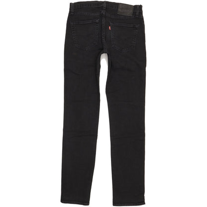 Levi's 511 Men Black Straight Slim Stretch Jeans W32 L34