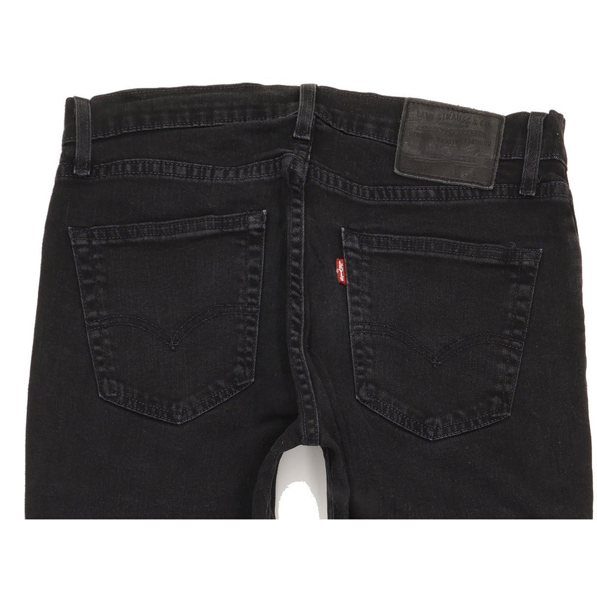 Levi's 511 Men Black Straight Slim Stretch Jeans W32 L34