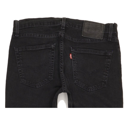 Levi's 511 Men Black Straight Slim Stretch Jeans W32 L34