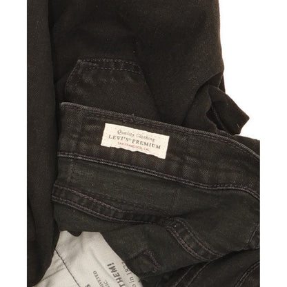 Levi's 511 Men Black Straight Slim Stretch Jeans W32 L34