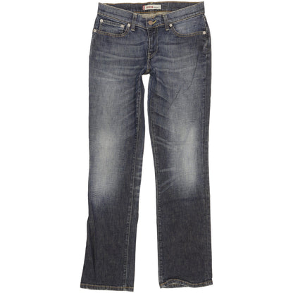 Levi's 528 Women Blue Straight Slim Stretch Jeans W29 L31