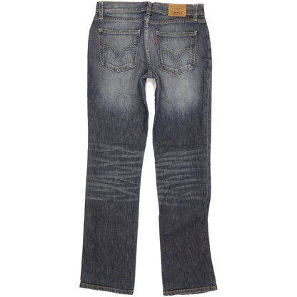 Levi's 528 Women Blue Straight Slim Stretch Jeans W29 L31