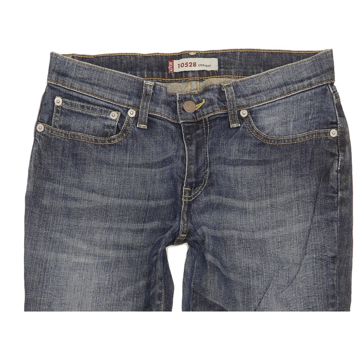 Levi's 528 Women Blue Straight Slim Stretch Jeans W29 L31