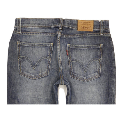 Levi's 528 Women Blue Straight Slim Stretch Jeans W29 L31