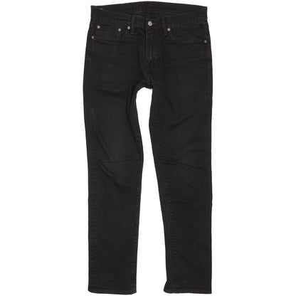 Levi's 511 Men Black Straight Slim Stretch Jeans W32 L32
