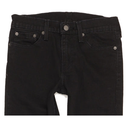 Levi's 511 Men Black Straight Slim Stretch Jeans W28 L31