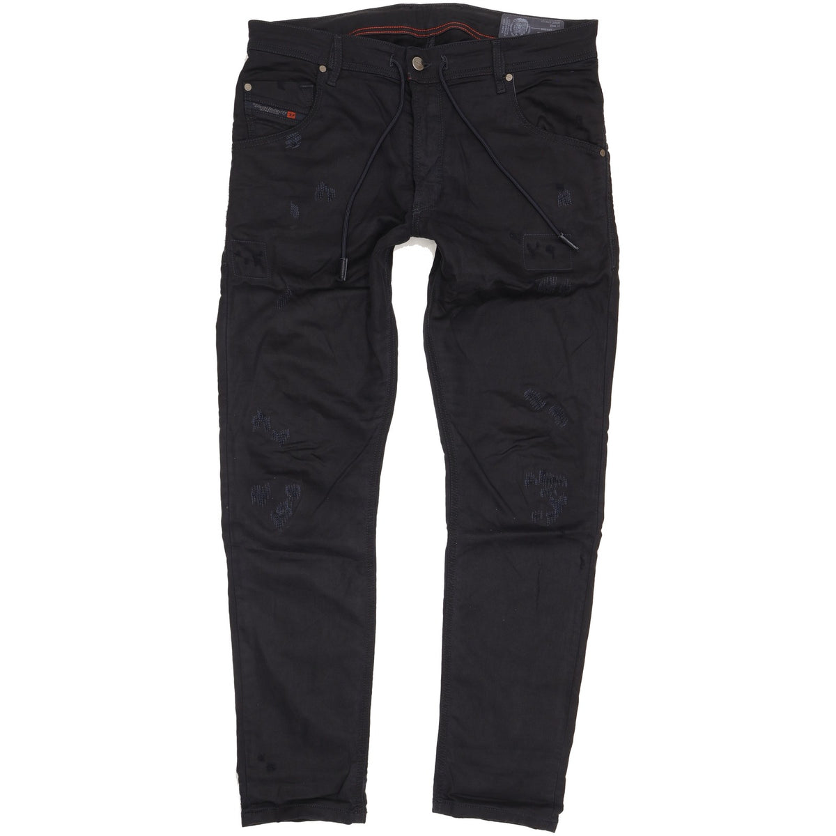 Diesel Krooley Men Navy Tapered Slim Stretch Jeans W32 L30