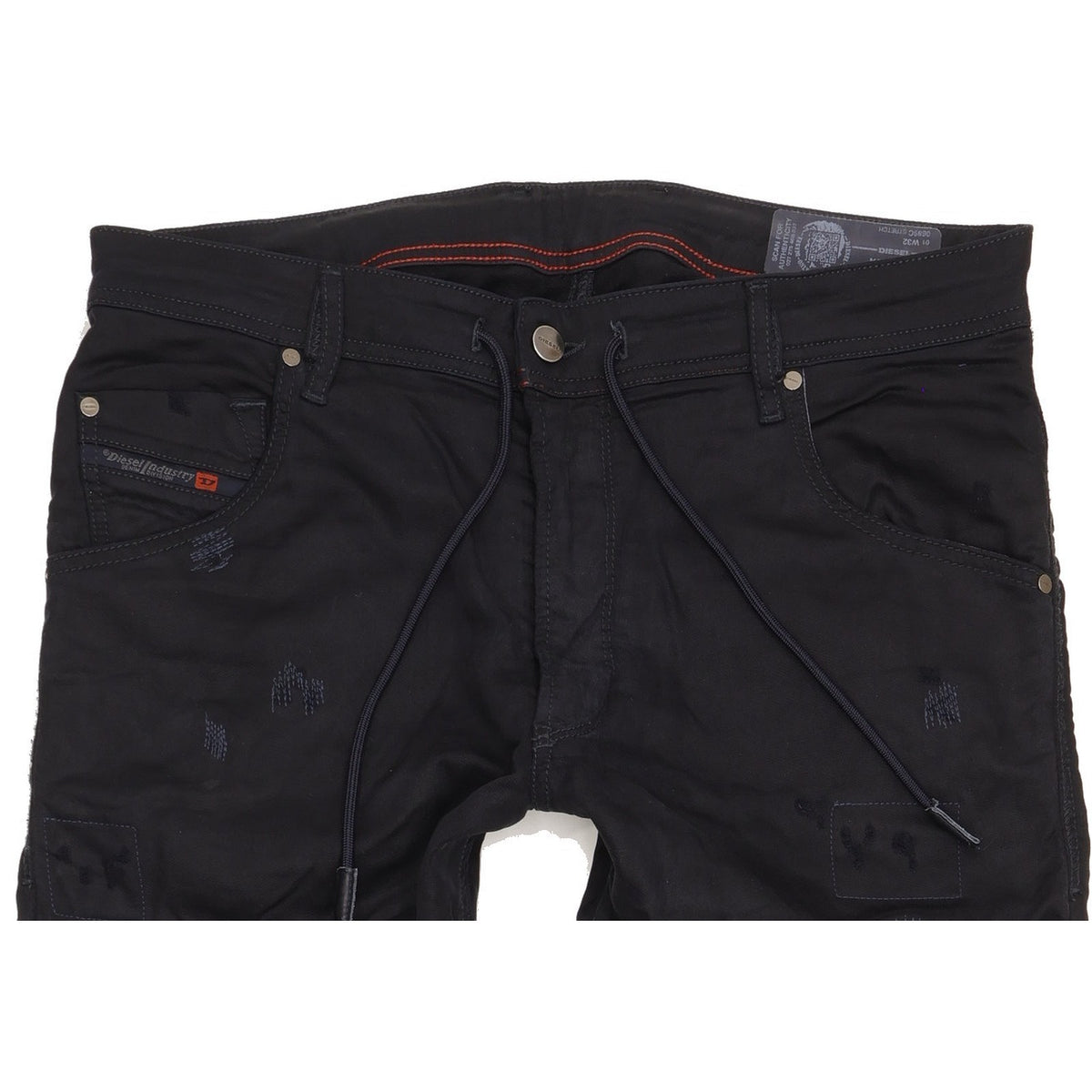 Diesel Krooley Men Navy Tapered Slim Stretch Jeans W32 L30