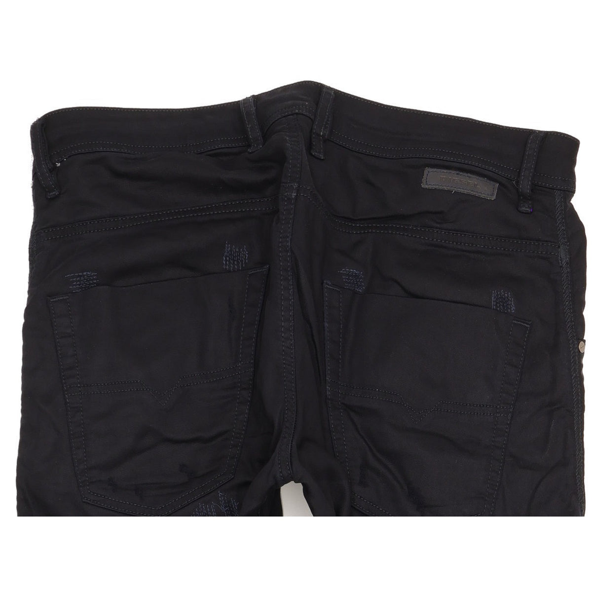 Diesel Krooley Men Navy Tapered Slim Stretch Jeans W32 L30