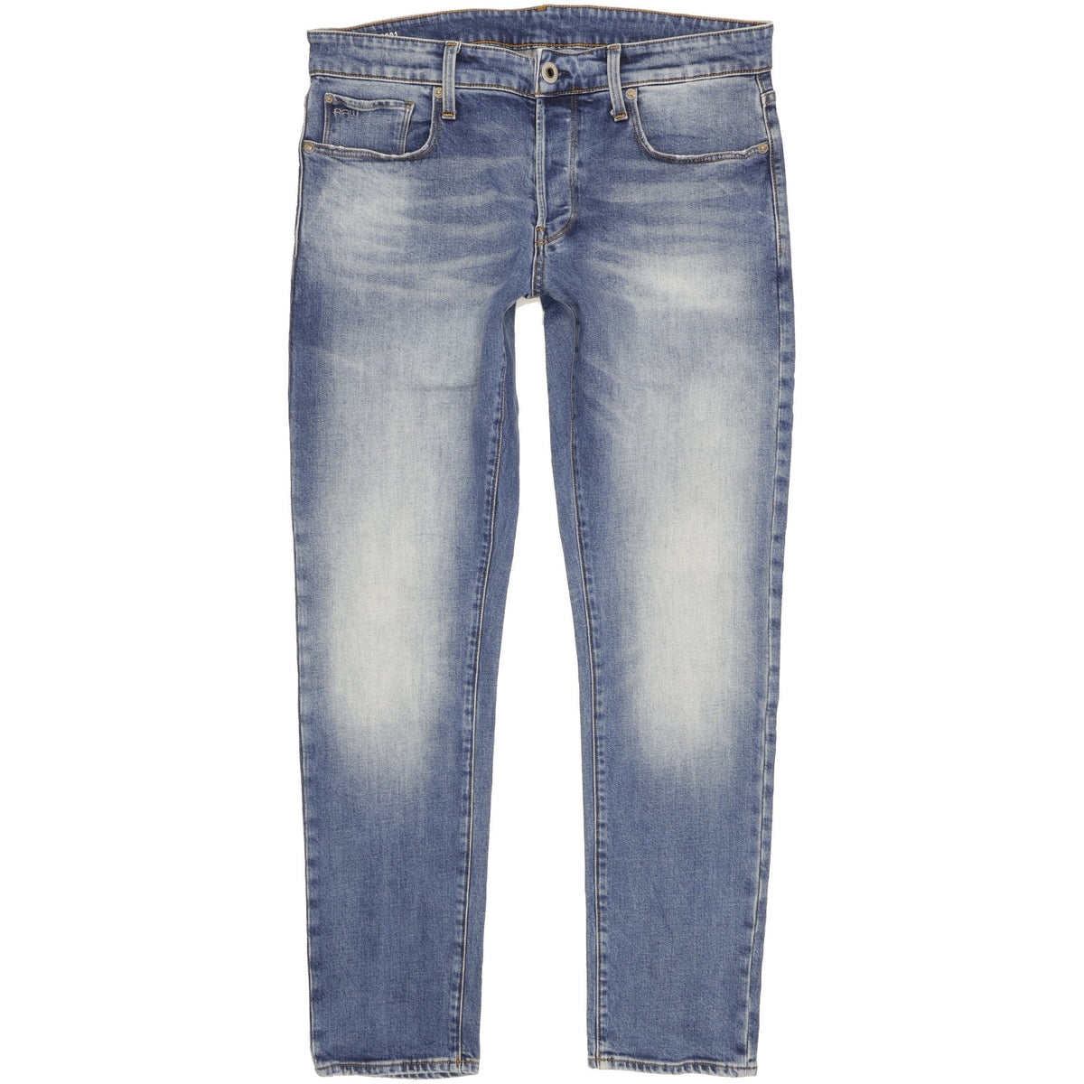 G-Star 3301 Men Blue Tapered Regular Jeans W34 L31