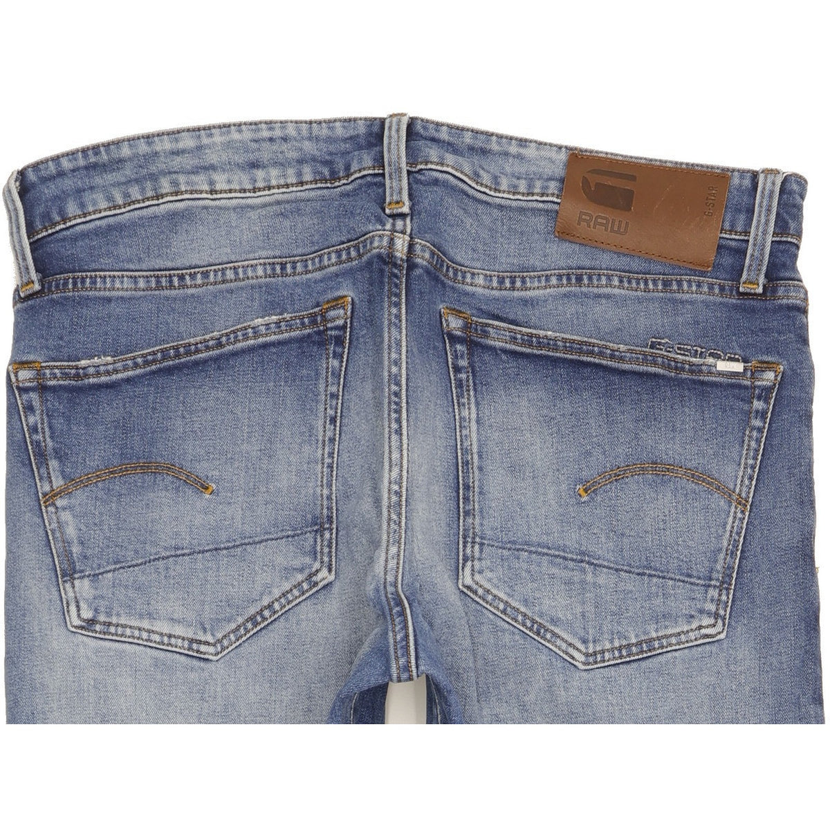 G-Star 3301 Men Blue Tapered Regular Jeans W34 L31