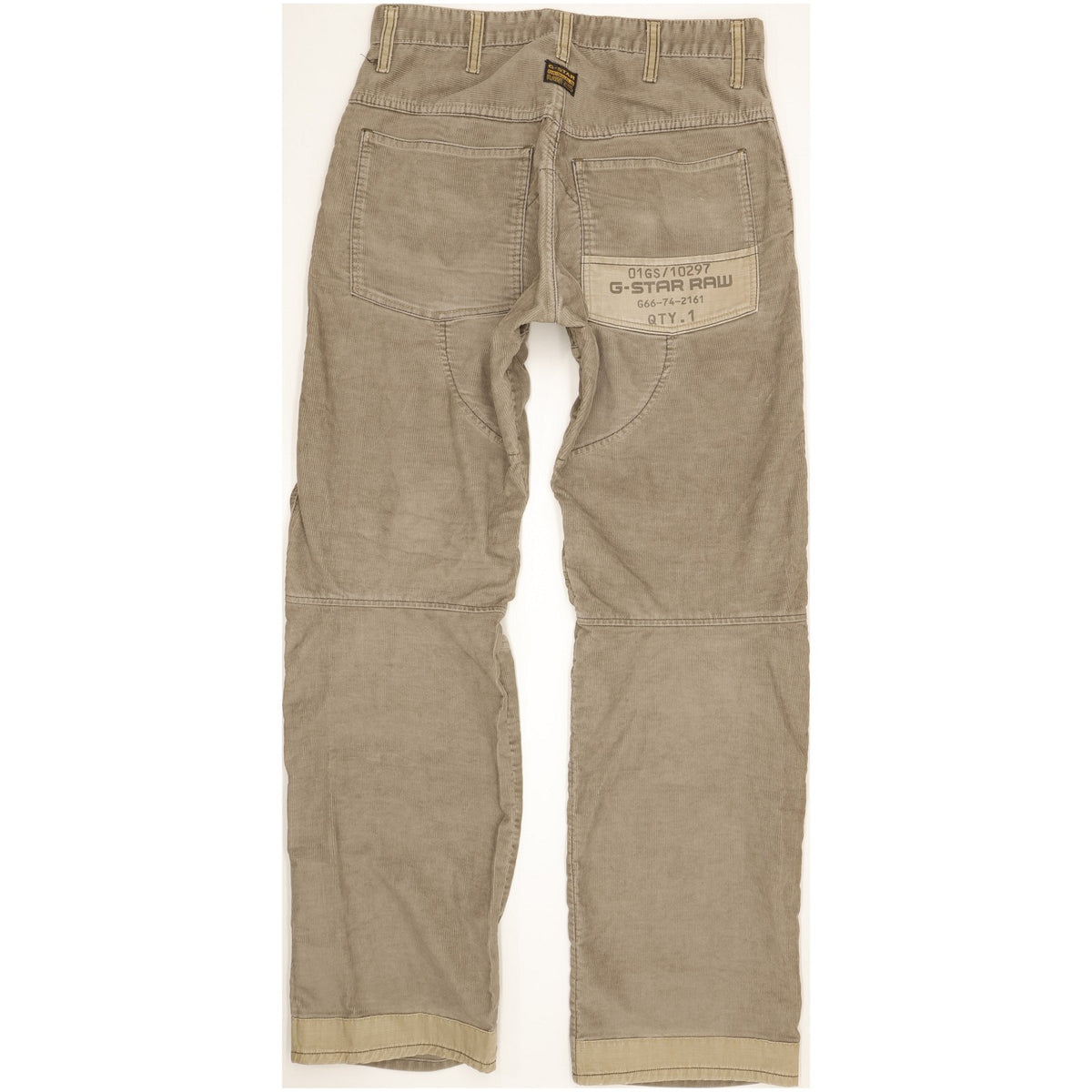 G-Star Elwood Men Beige Straight Regular Trousers W31 L34