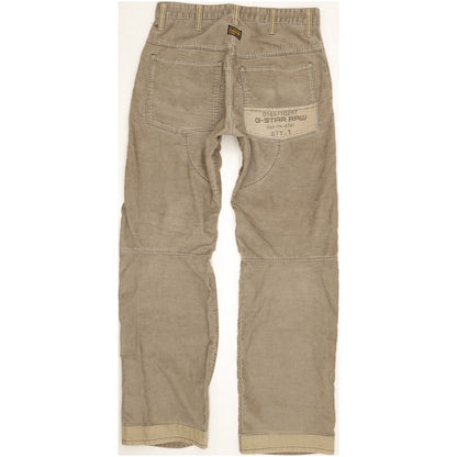 G-Star Elwood Men Beige Straight Regular Trousers W31 L34
