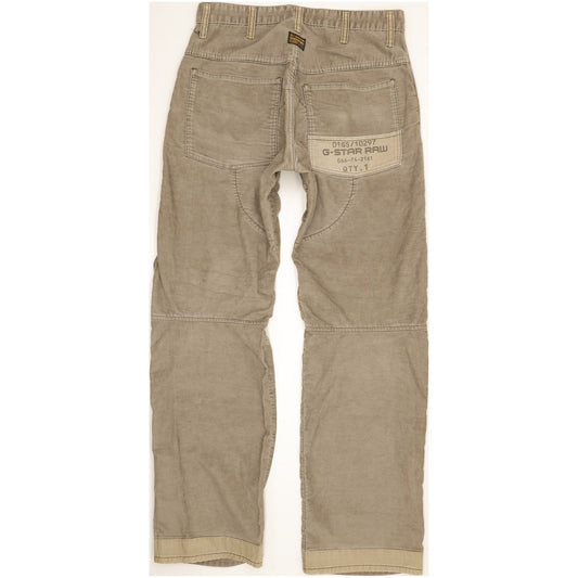 G-Star Elwood Men Beige Straight Regular Trousers W31 L34