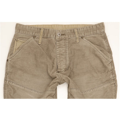 G-Star Elwood Men Beige Straight Regular Trousers W31 L34