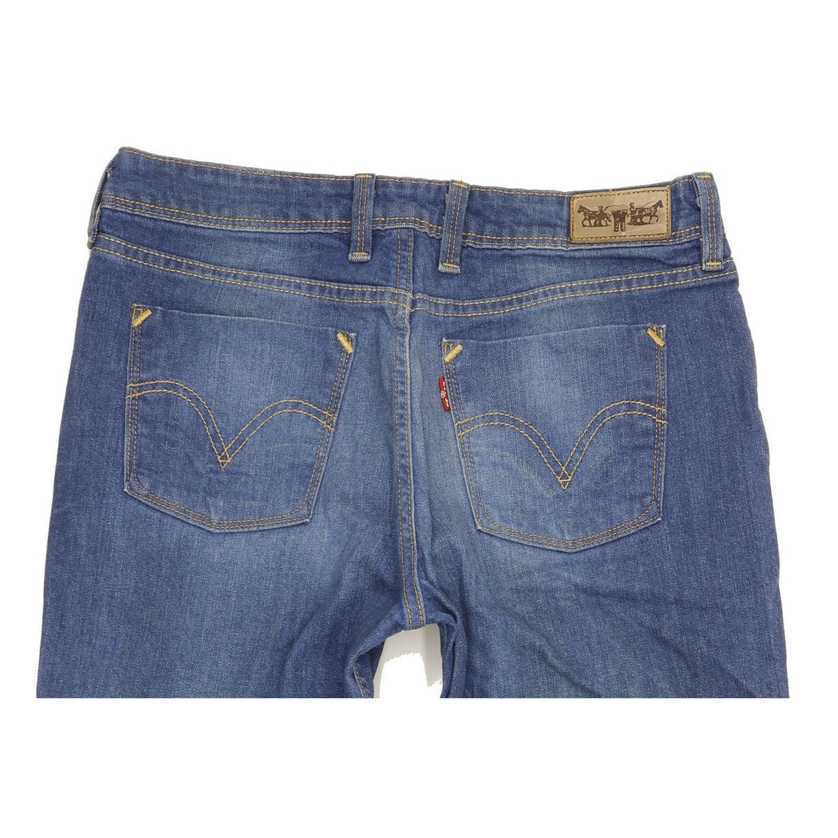 Levi's 627 Men Blue Straight Slim Stretch Jeans W30 L29