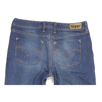 Levi's 627 Men Blue Straight Slim Stretch Jeans W30 L29