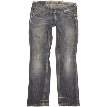 G-Star Core Women Blue Straight Slim Jeans W28 L30