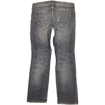 G-Star Core Women Blue Straight Slim Jeans W28 L30