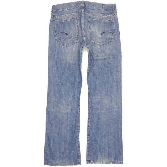 G-Star Core Custom Men Blue Bootcut Regular Jeans W33 L33