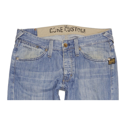 G-Star Core Custom Men Blue Bootcut Regular Jeans W33 L33