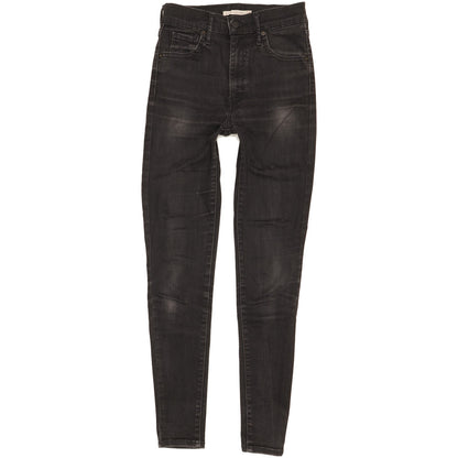 Levi's Mile Women Black Skinny Slim Stretch Jeans W26 L29