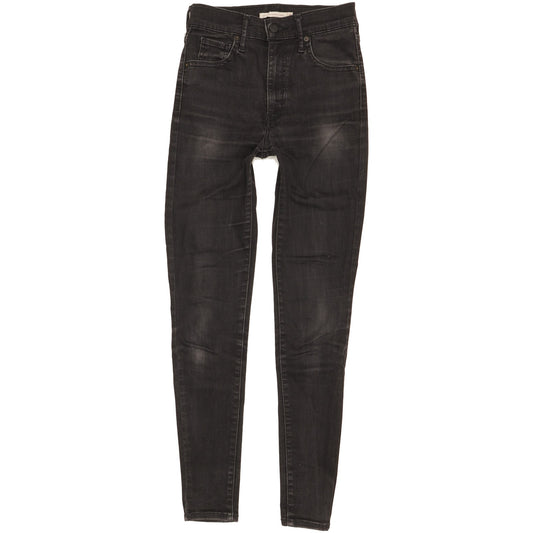 Levi's Mile Women Black Skinny Slim Stretch Jeans W26 L29