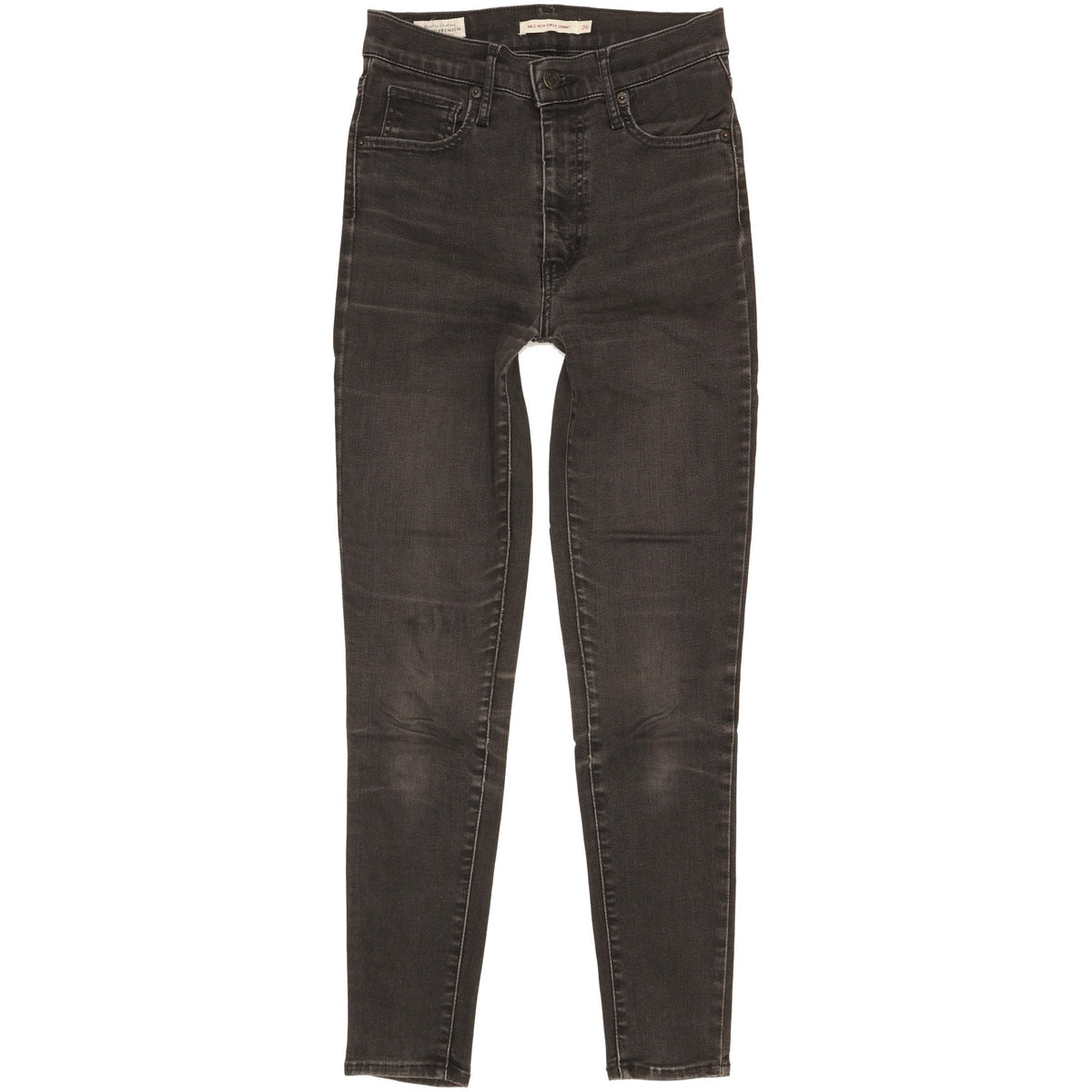 Levi's Mile Women Black Skinny Slim Stretch Jeans W26 L27