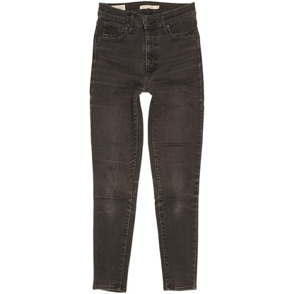 Levi's Mile Women Black Skinny Slim Stretch Jeans W26 L27