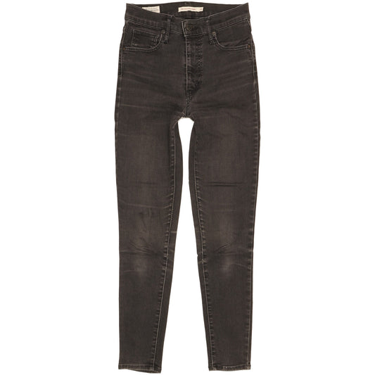 Levi's Mile Women Black Skinny Slim Stretch Jeans W26 L27